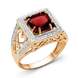 Кольцо из красного золота