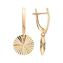 Серьги из красного золота