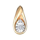 Подвеска из красного золота