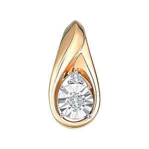 Подвеска из красного золота