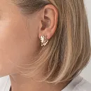 Серьги из красного золота