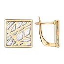 Серьги из красного золота