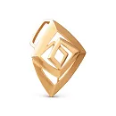 Подвеска из красного золота