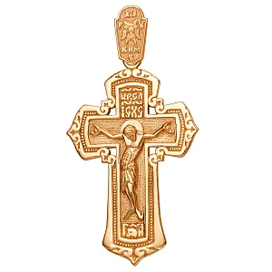 Крест из красного золота
