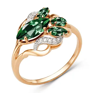 Кольцо из красного золота