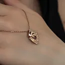 Подвеска из красного золота