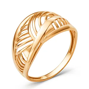 Кольцо из красного золота