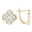 Серьги из красного золота