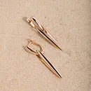Серьги из красного золота