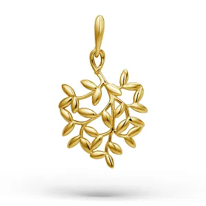 Подвеска из желтого золота