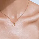 Подвеска из красного золота