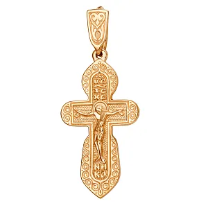 Крест из красного золота