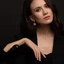 Серьги из красного золота