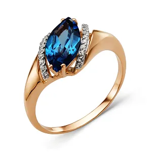 Кольцо из красного золота