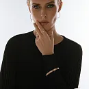 Кольцо из красного золота с фианитами