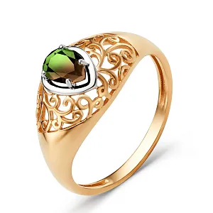 Кольцо из красного золота