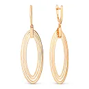 Серьги из красного золота