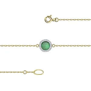 Браслет из желтого золота