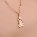 Подвеска из красного золота