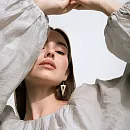 Серьги из красного золота