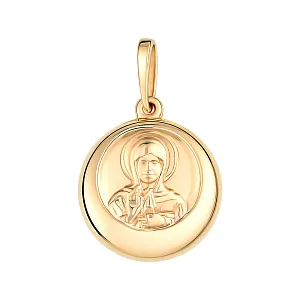 Подвеска из красного золота