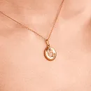 Подвеска из красного золота