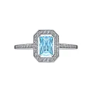 Кольцо из белого золота