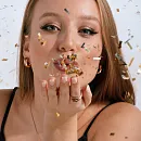 Серьги из красного золота