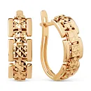 Серьги из красного золота