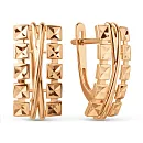 Серьги из красного золота