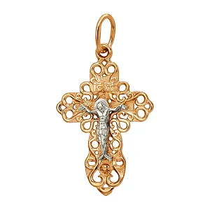 Крест из красного золота