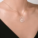 Подвеска из красного золота