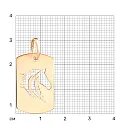 Подвеска из красного золота