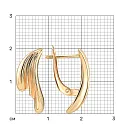 Серьги из красного золота