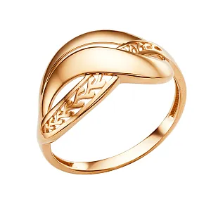 Кольцо из красного золота