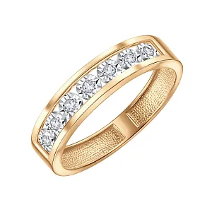 Кольцо из красного золота