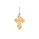 Крест из красного золота
