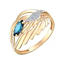 Кольцо из красного золота