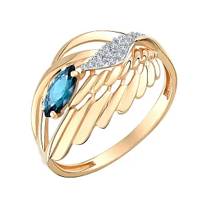 Кольцо из красного золота