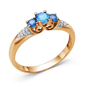 Кольцо из красного золота