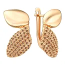 Серьги из красного золота