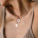 Подвеска из красного золота