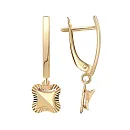 Серьги из красного золота