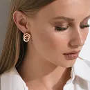 Серьги из красного золота