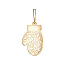 Подвеска из красного золота