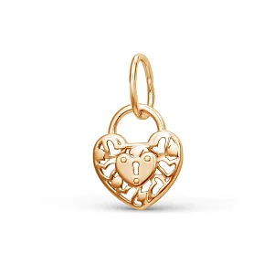 Подвеска из красного золота