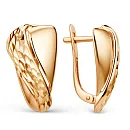 Серьги из красного золота