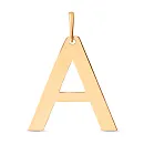 Подвеска из красного золота