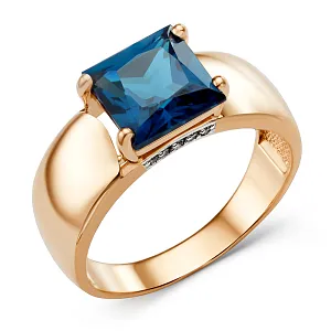 Кольцо из красного золота