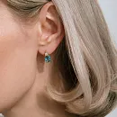 Серьги из красного золота